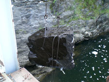 Boulder Broken Underwater